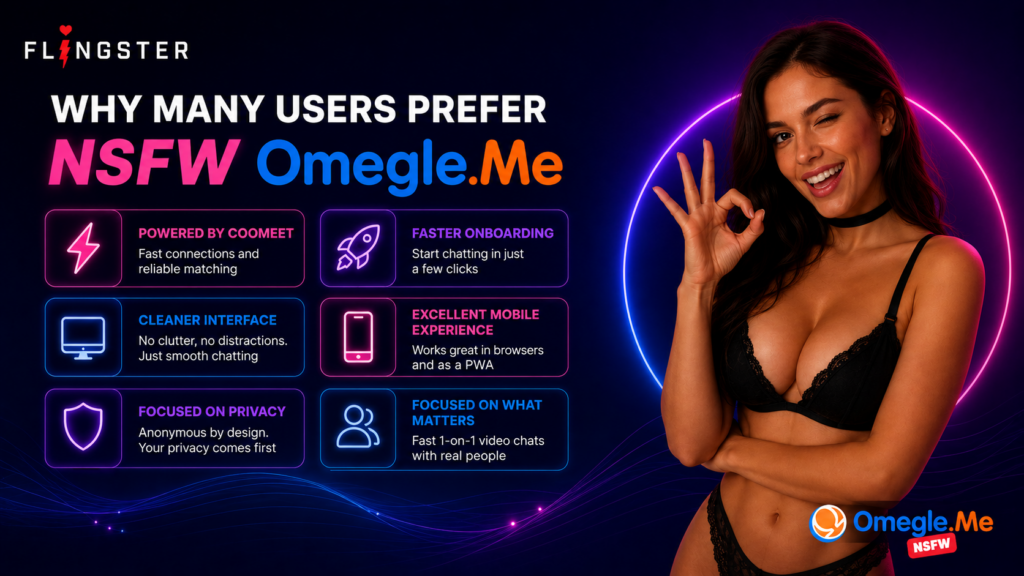 Why NSFW OmegleMe is a better Flingster alternative.