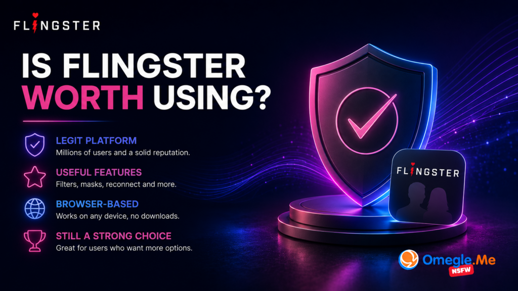 Is Flingster worth using compared with NSFW OmegleMe?
