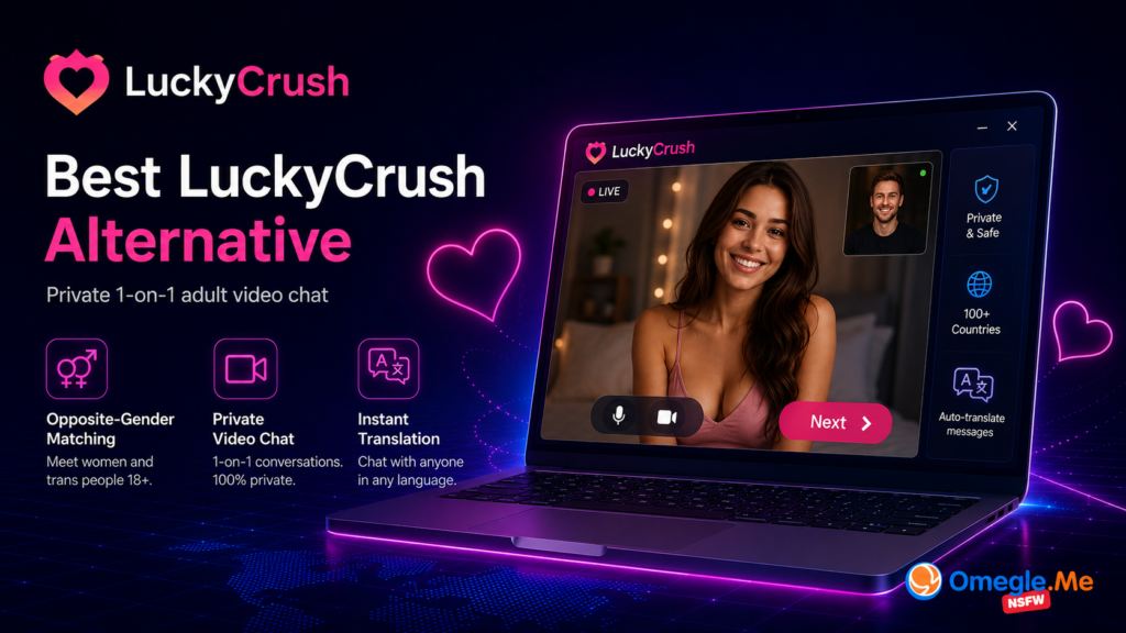 Best LuckyCrush alternative compared with NSFW OmegleMe.